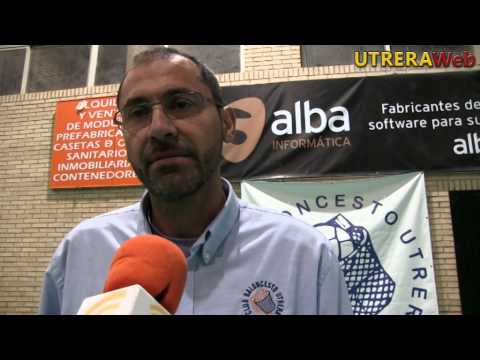UTRERA - ENTREVISTA AL TÉCNICO DEL C. B. UTRERA TRAS LA VICTORIA 70 - 55 ANTE EL C. B. DOS HERMANAS