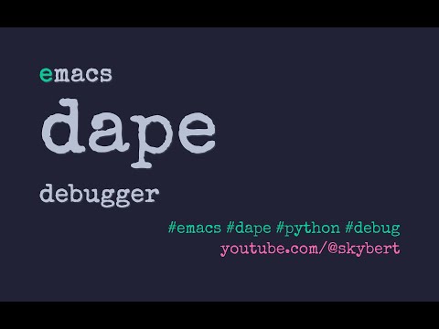 Debug multi threaded Python apps with Emacs