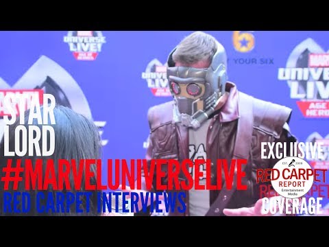 Star Lord #GoTG interviewed at the Marvel Universe LIVE! Age of Heroes premiere
