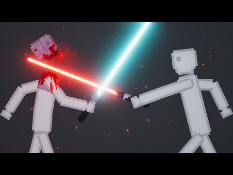 People Fight With Lightsabers In People Playground