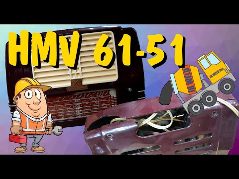 HMV 61 51 Radioreparatur - 1954