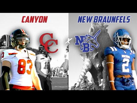 WURST BOWL Canyon Cougars vs  New Braunfels Unicorns | Texas High School Football #txhsfb