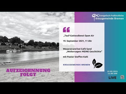 Tauf-Gottesdienst Open Air - 19.09.2021 - Cafe Sand