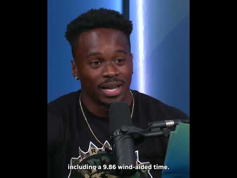 This track star broke a Usain Bolt record and Aaron Brown calls him "The South African Goat" #track