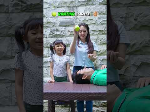 Lempar Telur, Banting Bolanya #alethaabew