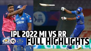 Mumbai Indians vs Rajasthan Royals Full Match Highlights MI VS RR FULL HIGHLIGHT