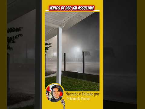 Temporal atinge Sagrada Família (RS) durante a madrugada e assusta moradores