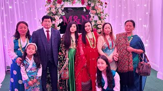 At MALISA soltini and Niraj jwai’s wedding reception UK