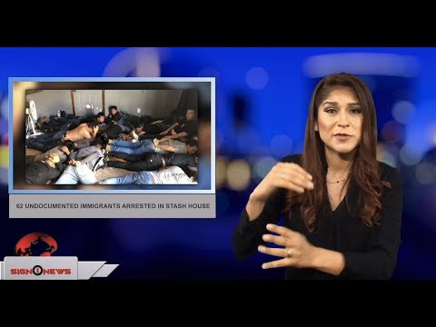 62 undocumented immigrants arrested in stash house (ASL - 6.14.18)