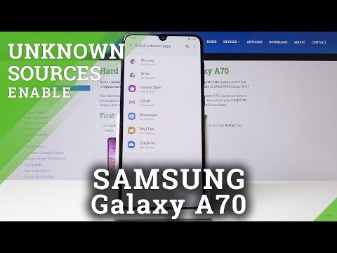 How to Enable Unknown Sources in SAMSUNG Galaxy A70 - Allow App Installation