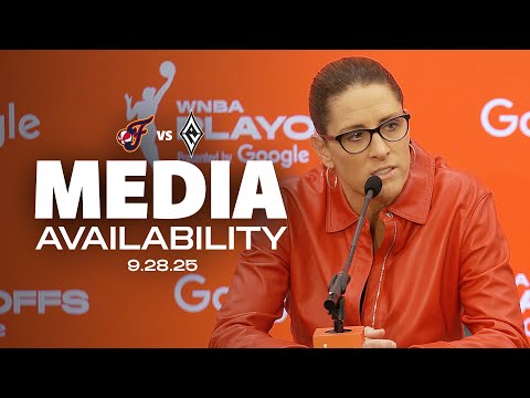 Stephanie White Pregame Media Availability vs. Las Vegas Aces | September 28, 2025