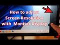 How To Solve Monitor Resolution Problem PC Display Size Change Methods
