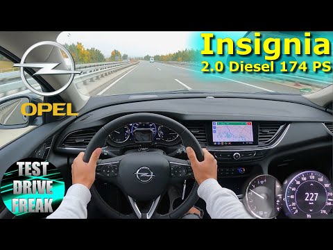 2021 Opel Insignia Grand Sport 2.0 Diesel 174 PS TOP SPEED AUTOBAHN DRIVE POV