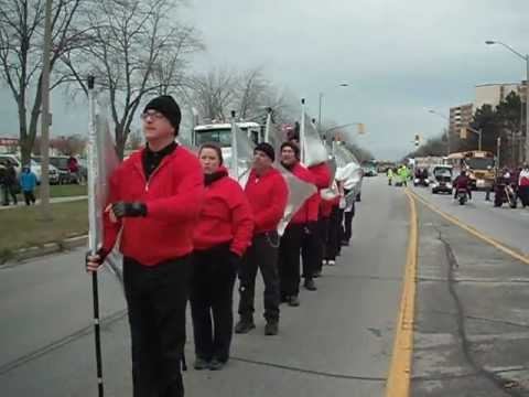 ROTC Toronto at 2011 Burlington Santa Claus Parade (Part 2) - Dec 04, 2011