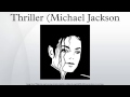 Thriller (Michael Jackson album) 