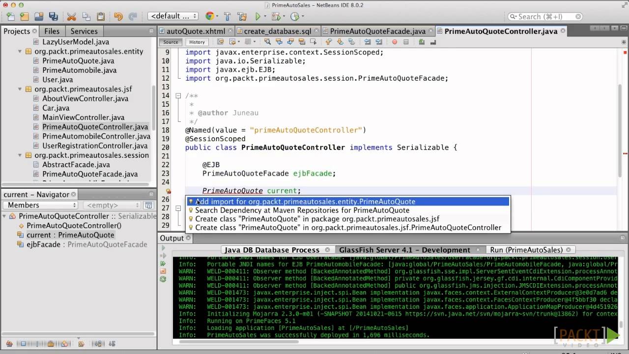 Mastering PrimeFaces Tutorial: Text Components | packtpub.com