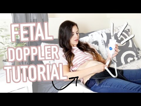 HOW TO USE AN AT HOME FETAL DOPPLER || FINDING BABY'S HEART BEAT || TRYING BABY DOPPLER SONOLINE B