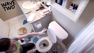 How to Clean A Bathroom: The Best Bathroom Cleaning Tutorial! (Clean My Space)