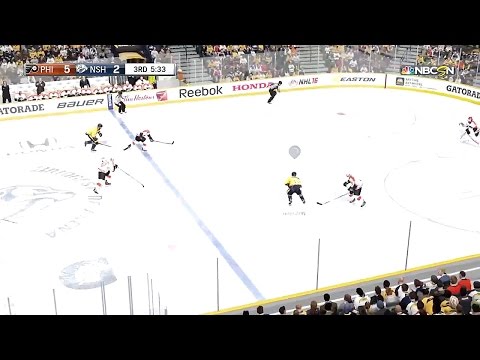 NHL 16 (PS4) - Philadelphia Flyers vs Nashville Predators