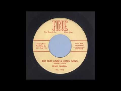 Ernie Chaffin - The Stop Look & Listen Song - Rockabilly 45