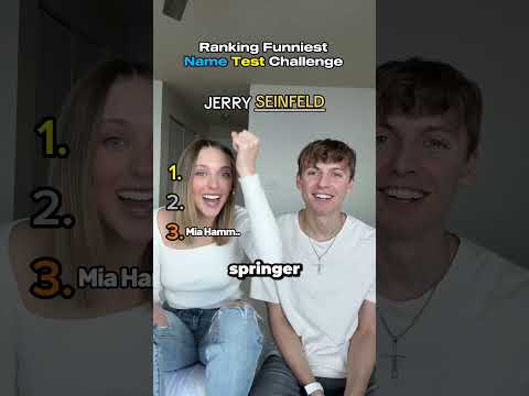 Funniest Name Test Challenge Moments Ranked #shorts #funny #ranking