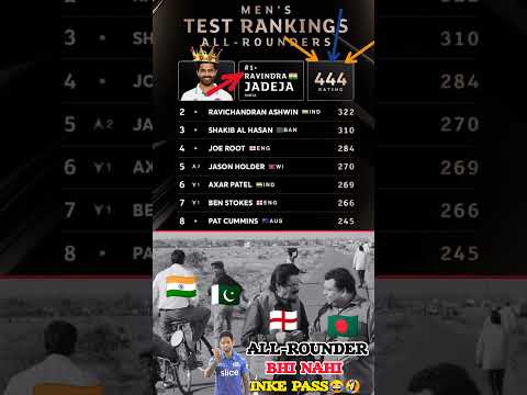 World Best All rounder in Test cricket ✨👏🙌 #ravindrajadeja #ravinchandrashwin #shakibalhasan