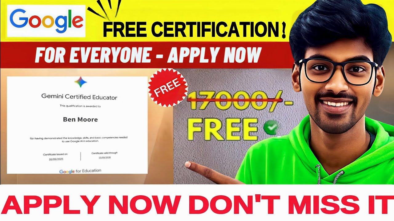 Google Free Certifications 2025 + Extra Career Opportunities 🔥