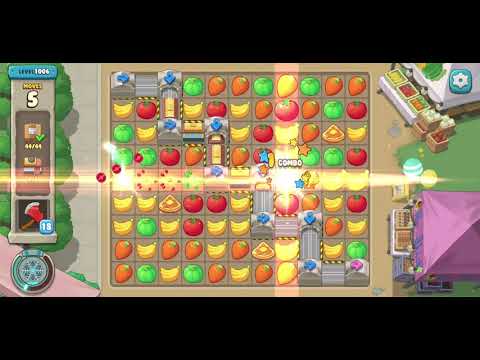 We Bare Bears Match3 Repairs Level 1006 - No Boosters