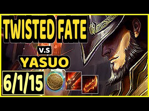NISQY (TWISTED FATE) vs YASUO - 6/1/15 KDA MID CHALLENGER GAMEPLAY - EUW