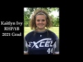 Kaitlyn Ivy *63mph Top Out * 5’9 RHP/1B * 3.8gpa * 2021 Grad * Excel Elite 