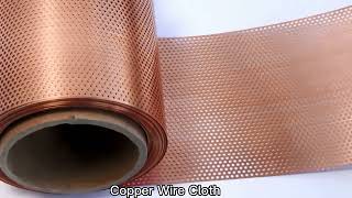 Copper Perforated Mesh