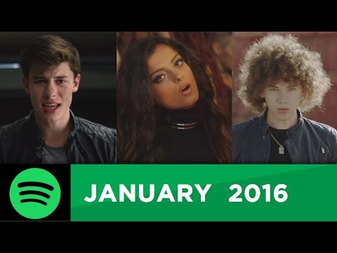 Top 10 Most Streamed Songs Of The Month - January 2016 (Spotify Global)