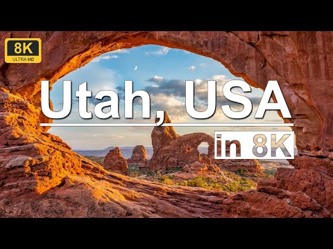 Utah in 8K Video Ultra HD - The Beehive State in USA (60FPS)