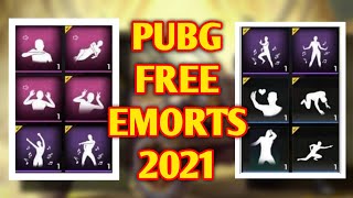 Pubg Mobile Free Emotes  || Pubg Mobile Free emotes season 18 || Free Emotes in pubg mobile 2021