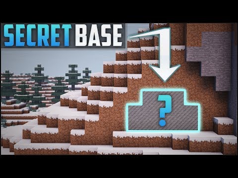 Minecraft: How To Build A Secret Base Tutorial (#7)