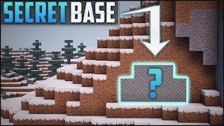 Minecraft: How To Build A Secret Base Tutorial (#7)