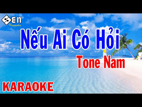 Karaoke Nếu Ai Có Hỏi Tone Nam Nhạc Sống | Beat Chuẩn Duy Nhất