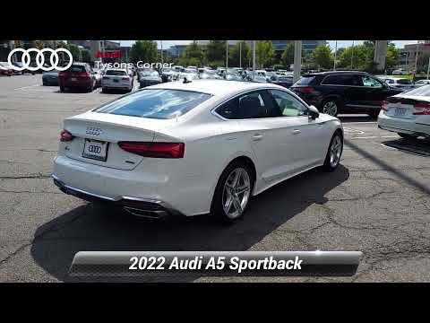 New 2022 Audi A5 Sportback S line Prestige, Vienna, VA 22A0776