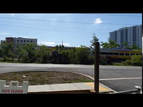 Southbound Brightline Train North Miami Beach Florida 4/19/18