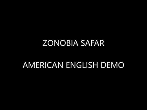 Zonobia Safar American English Demo
