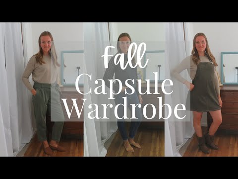 Fall 2022 Capsule style wardrobe | 15 pieces of clothing | Affordable & thrifty