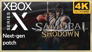 [4K] Samurai Shodown (Next-Gen Patch) / Xbox Series X Gameplay