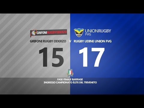 Under 16 - barrage 2016/2017: Grifoni Rugby Oderzo - Rugby Udine Union FVG