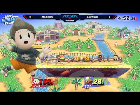 MSM 165 - Mazer | Shine (Lucas) Vs. CLG | Void (Sheik) Losers Quarters - Smash 4