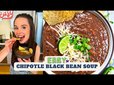 Chipotle Black Bean Soup Recipe