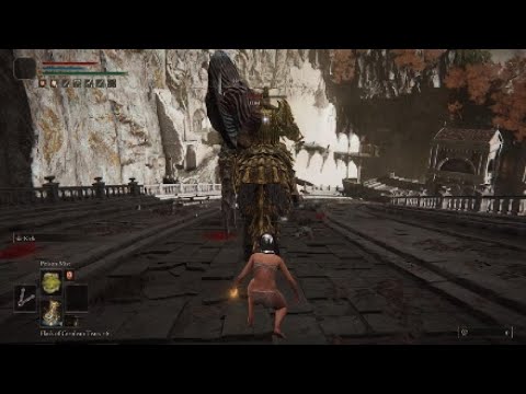 How To Cheese The Draconic Tree Sentinel in Crumbling Farum Azula