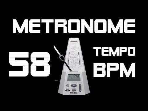 Metronome　58 BPM　Tempo