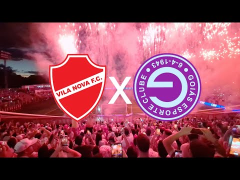 MAIS UMA VITÓRIA NO CLÁSSICO. TORCIDA DO VILA NOVA NO JOGO VILA NOVA X GOIÁS PELA SÉRIE B 2024