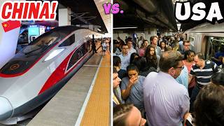 America CAN'T Keep Up with China! China’s High-Speed train Shocked me!
