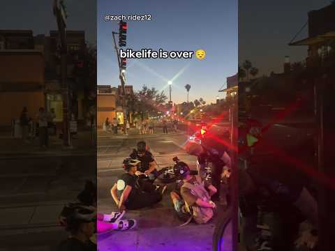 bikelife is over #bikelife #surron #talaria #ebike #tuttio #ridstar #fyp #viral #cops